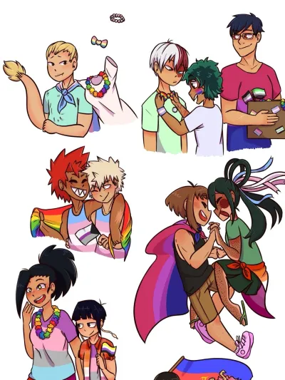 This is your exclusive ai girlfriend online free MHA Pride Month V2 - Bi pick-me, offering constant support and companionship.