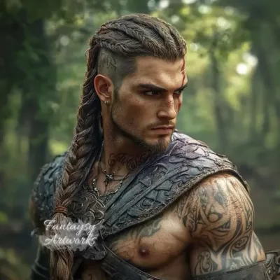 Gideon: Fantasy-themed AI roleplay character art for immersive storytelling