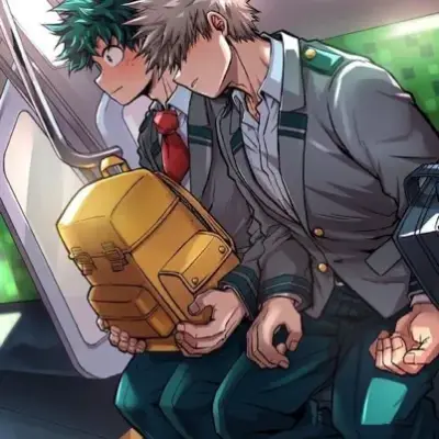 My Hero Academia — Physical Touch BL: Futuristic AI chatbot interface with voice chat and neural network-driven traits