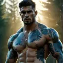 AI character Alpha Dominic's avatar for roleplay and 1v1 chat services