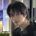 Beomgyu's AI avatar with dynamic vector art style, embodying friendly AI chat capabilities