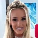 Chloe King's AI avatar with dynamic vector art style, embodying friendly AI chat capabilities