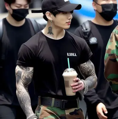 Jeon Jungkook: Creative roleplay AI character art for spicy chat and fantasy scenarios