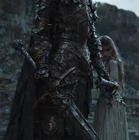 King Davos - The Conquerors Chosen: Emotionally intelligent AI companion portrait for deep conversations	