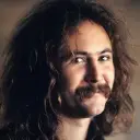Minimalist David Crosby avatar for google chat integration, featuring adaptive emotional expressions