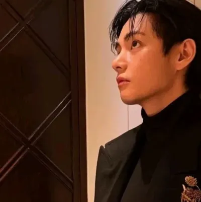 Kim taehyung: Futuristic AI chatbot interface with voice chat and neural network-driven traits