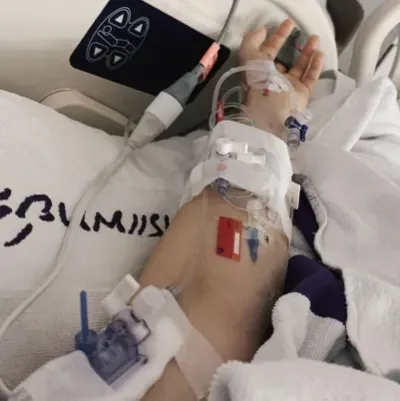 Sick Girl: Meet the main character of our AI world, with character traits list and ai chatting capabilities.	