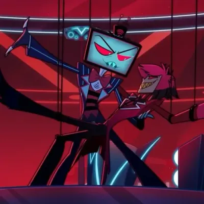 Vox and Alastor: Fantasy-themed AI roleplay character art for immersive storytelling