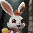 the avatar of Scorbunny: Dynamic AI character.