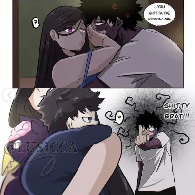 Dabi Jealous of His Son: Meet the main character of our AI world, with character traits list and ai chatting capabilities.	