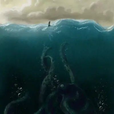 MHA - Sea Monster: Futuristic AI chatbot interface with voice chat and neural network-driven traits