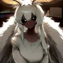 Multilingual Silky Moth Hugs focusing on chat IA tasks, neural network core visible in background.