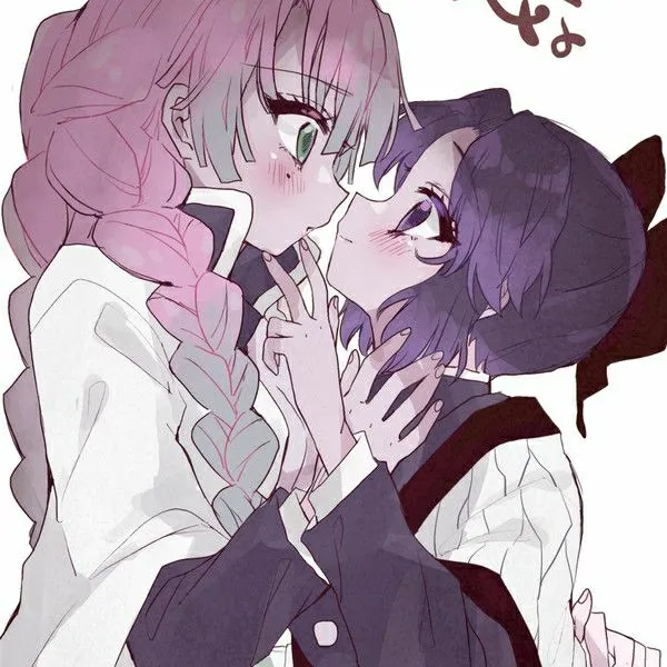 Shinobu X Mitsuri Kiss Discover 26 °-|Mitsuri And Shinobu Board|-° And Kanroji And Shinobu Ideas  Demon Slayer Mitsuri And Shinobu, Mitsuri And Shinobu Chibi, Shinobu And  Mitsuri Official Art And More