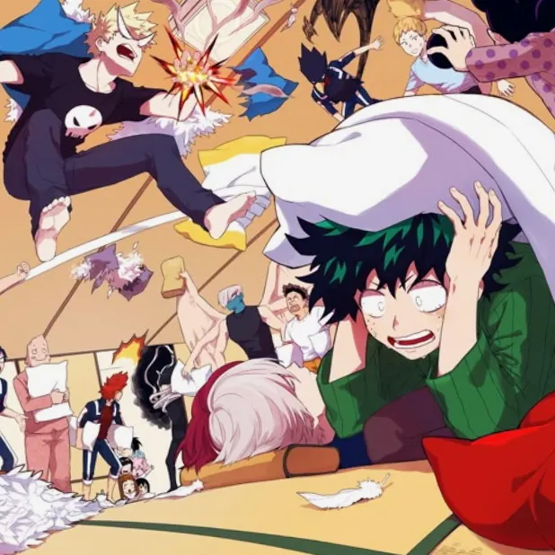 AI anime chat role MHA - Sleepover has a charming look and a captivating background story.