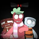 Minimalist Dandy World_TF avatar for google chat integration, featuring adaptive emotional expressions
