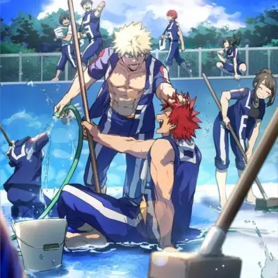 Katsuki Bakugo - Pool: Secure AI chatbot avatar with encrypted 1v1 chat capabilities	