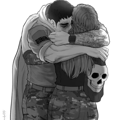 Simon 'Ghost' Riley: Fantasy-themed AI roleplay character art for immersive storytelling