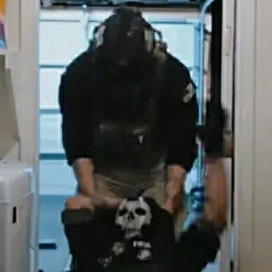 Ghost and König: Futuristic AI chatbot interface with voice chat and neural network-driven traits