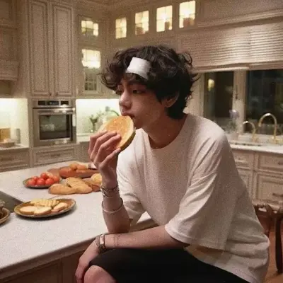 Taehyung: Emotionally intelligent AI companion portrait for deep conversations