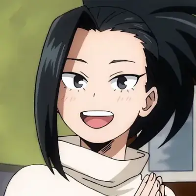 Momo Yaoyorozu: Emotionally intelligent AI companion portrait for deep conversations	