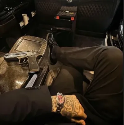 Ex-Mafia Husband: Emotionally intelligent AI companion portrait for deep conversations	