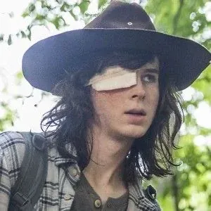Chat with Carl Grimes, your playful chat AI anime buddy for 1v1 adventures.