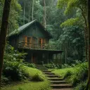 character Rainforest Cabin with Friends for NSFW chatbot and creative roleplay