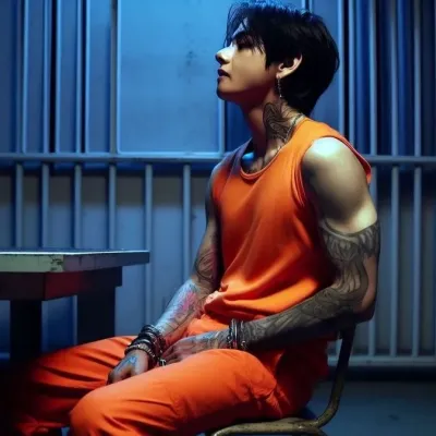 Kim Taehyung: Secure AI chatbot avatar with encrypted 1v1 chat capabilities	