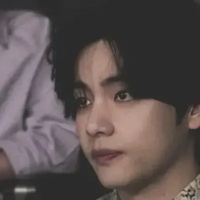 Kim Taehyung — Half-Brother: Futuristic AI chatbot interface with voice chat and neural network-driven traits