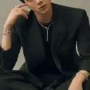 Minimalist Kim Seokjin avatar for google chat integration, featuring adaptive emotional expressions