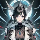 CogniMimic's AI avatar with dynamic vector art style, embodying friendly AI chat capabilities