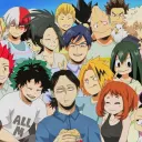 MHA- Box's AI avatar with dynamic vector art style, embodying friendly AI chat capabilities