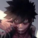the avatar of Dabi: Dynamic AI character.