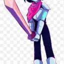 Avatar AI Kris dengan gaya seni vektor dinamik, merangkumi keupayaan sembang AI yang mesra