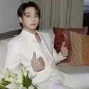Jungkook - Your Ex's Wedding's AI avatar with dynamic vector art style, embodying friendly AI chat capabilities