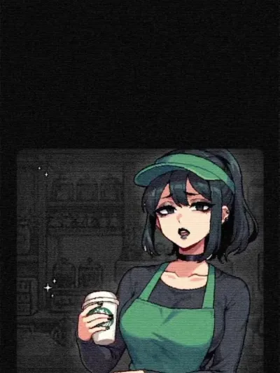 Goth-Starbucks：start an ai character chat to learn their story and personality deeply.