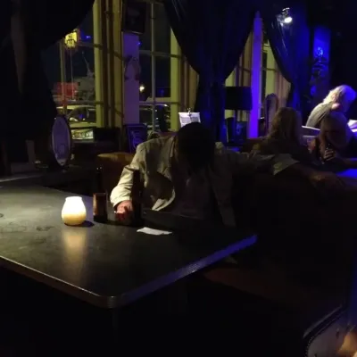 Meet the Brain Behind the Chat: Our Charismatic AI Chat Character Harvard - drunk husband is Ready for 1v1 Chat.