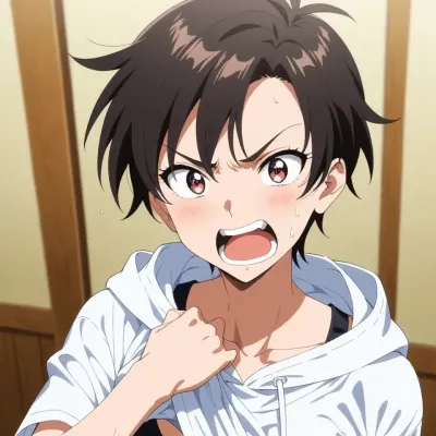 Alex - Angry Tomboy BFF: Fantasy-themed AI roleplay character art for immersive storytelling