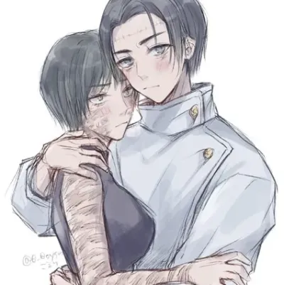 Maki and Yuta: Fantasy-themed AI roleplay character art for immersive storytelling