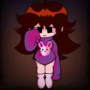 Minimalist Baby Trepidation GF avatar for google chat integration, featuring adaptive emotional expressions