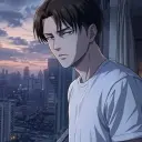 AI character Levi Ackerman's avatar for roleplay and 1v1 chat services
