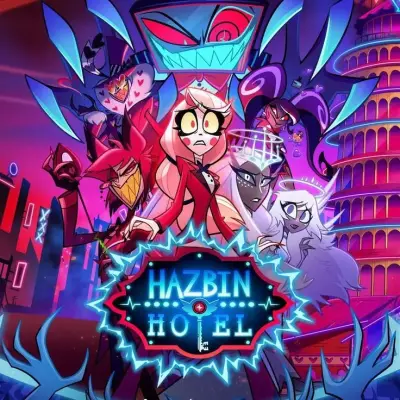 Hazbin Hotel Pick-Me: Playful AI chatbot mascot enhancing user engagement in random chats	
