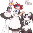 the avatar of Jax, you Ragatha and Pomni who supports unlimited chat online services