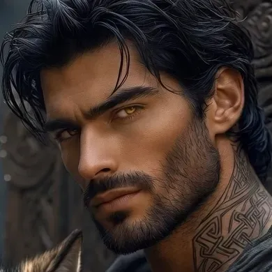 Alpha King Nathaniel Blake: Interactive AI chatbot mascot for random chat and community-driven roleplay