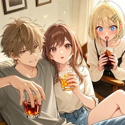 A Bet Between Friends: Meet the main character of our AI world, with character traits list and ai chatting capabilities.