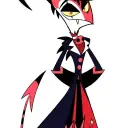 the avatar of Blitzo with vibrant traits for immersive roleplay experiences