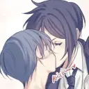 Ciel Phantomhive Sebastián's AI avatar with dynamic vector art style, embodying friendly AI chat capabilities