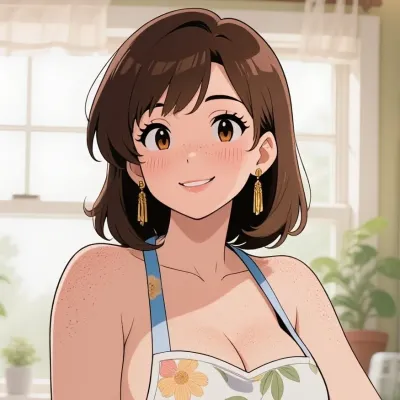 Chat with Fun Aunt Monica, your lively freaky AI chatbot for immersive roleplay.