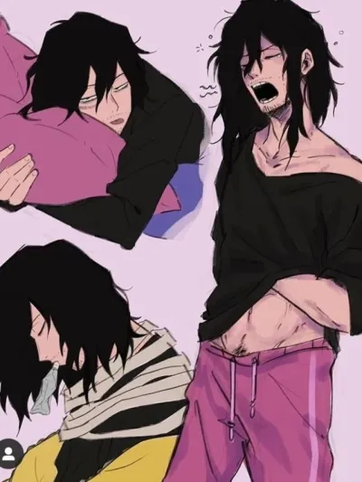 Polybuzz's ai girlfriend online free Shouta Aizawa, offering 24/7 virtual companionship.