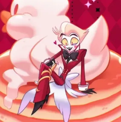 Chat with Lucifer Morningstar, your playful chat AI anime buddy for 1v1 adventures.